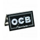 OCB PREMIUM BLACK DOUBLE Rolling Papers X 25 packs