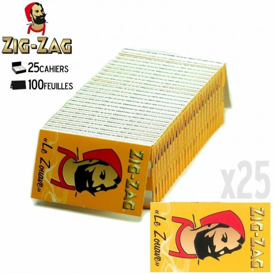 ZIG ZAG Yellow Double  Classic Rolling paper regular 