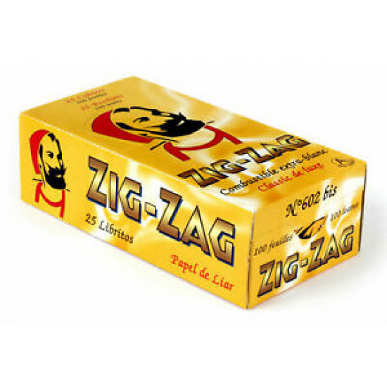 ZIG ZAG Yellow Double  Classic Rolling paper regular 