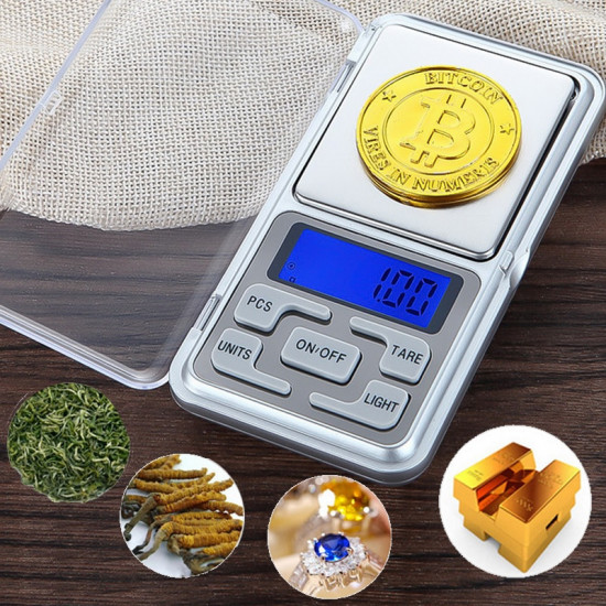 200g/0.1g Jewelry Pocket Scales High Precision 