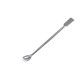 1pc new 200mm Stainless Steel Horn Spoon Medicinal Ladle With Spatula Home Household Handy Tools Laboratory Teaching Use