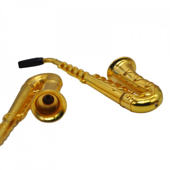 Saxophone Portable Smoke Tobacco Herb  Pipes