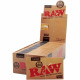 1x BOX AUTHENTIC RAW CLASSIC Double ROLLING PAPERS SINGLE WIDE