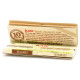 1x BOX RAW ORGANIC HEMP 1 1/4 UNREFINED ROLLING PAPERS + TIPS (24PCS)