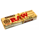 1x BOX RAW ORGANIC HEMP 1 1/4 UNREFINED ROLLING PAPERS + TIPS (24PCS)