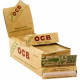 1x Box OCB Cigarette Rolling Papers Organic Hemp (50 Booklets-Full Box)