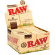  RAW Organic Hemp Connoisseur King Size Slim Rolling Papers + Tips