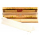  RAW Organic Hemp Connoisseur King Size Slim Rolling Papers + Tips