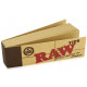 1x Box Raw Rolling Paper Filter Tips Natural Unrefined (box of 50 packs )