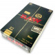 1x FULL BOX RAW Black Natural Hemp Unrefined Rolling Papers 1¼