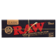 1x FULL BOX RAW Black Natural Hemp Unrefined Rolling Papers 1¼