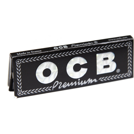 1x Full Box OCB Premium Black Cigarette Rolling Paper Full Box