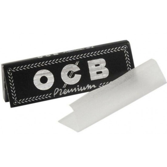 1x Full Box OCB Premium Black Cigarette Rolling Paper Full Box