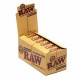 1x Full Box RAW Natural Gummed Tips Perforated Cigarette Rolling Papers