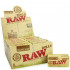 1x Full Box RAW Rolls Organic Hemp Natural Unrefined rolling paper - 5 meters