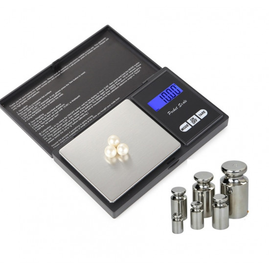 200g/ 0.01 LCD Display Pocket Scale Precise Digital Scale Gram Weight for Kitchen Jewelry Drug 