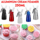 250ml Aluminum Cream Dispenser Whipper Whipped Cream Gun