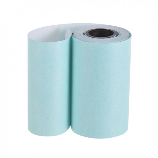 Printable Sticker Paper Roll Direct Thermal Paper with Self-adhesive 57*30mm for PeriPage A6 Pocket Thermal Printer