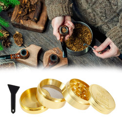 4-Layer Grinder Weed Crusher Smoking Accessories Spice Grass Tobacco Herb Grinder Pepper Metal Mill Machine DIY Cigarette Tools