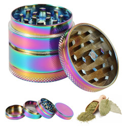 4-layer Herb Tobacco Grinder Smoking Accessories Manual Hand Herb Grass Weed Tobacco Spice Grinder Miller Crusher Machine Gift