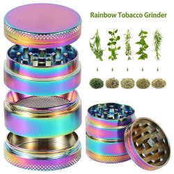 4-layer Herb Tobacco Grinder Smoking Accessories Manual Hand Herb Grass Weed Tobacco Spice Grinder Miller Crusher Machine Gift