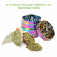 4-layer Herb Tobacco Grinder Smoking Accessories Manual Hand Herb Grass Weed Tobacco Spice Grinder Miller Crusher Machine Gift