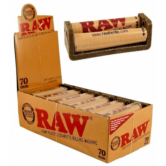 RAW HEMP ROLLING PAPER MACHINE ECO PLASTIC 70MM