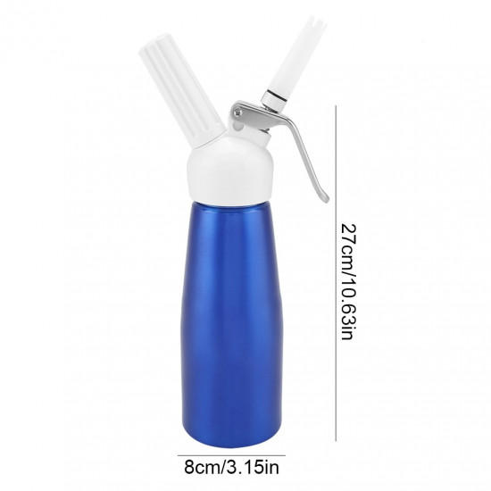 500mL Whipped Cream Dispenser Foamer Portable Cream Whipper for Coffee Desserts