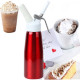 500ml Red Aluminum Whip Cream Foamer Guns Whipper Cake Foam Maker