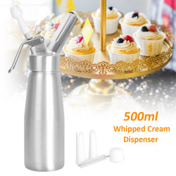 500ml Whipped Cream Dispenser Professional Leak Resistant Cream Whipper Fancy Desserts Maker