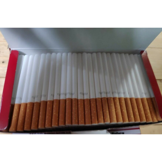 ROLLO RED MICRO SLIM 5.5mm CIGARETTE TUBES ENJOY SMOKING SAVE TOBACCO