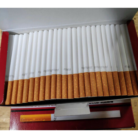 ROLLO RED MICRO SLIM 5.5mm CIGARETTE TUBES ENJOY SMOKING SAVE TOBACCO