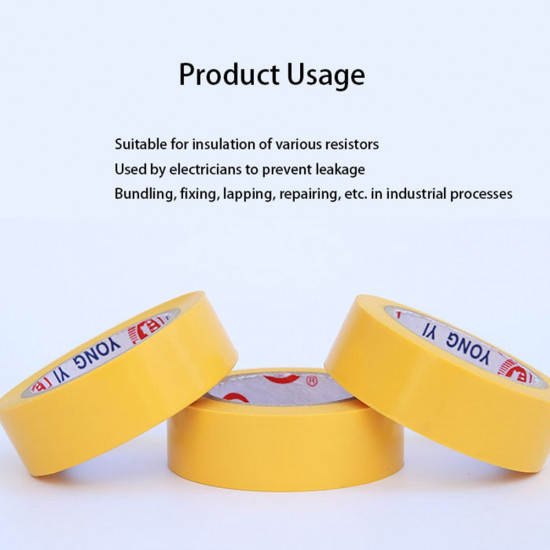 9M Wire Flame Retardant Electrical Insulation Tape Electrical High Voltage PVC Tape Waterproof Self-adhesive Electrician Tape