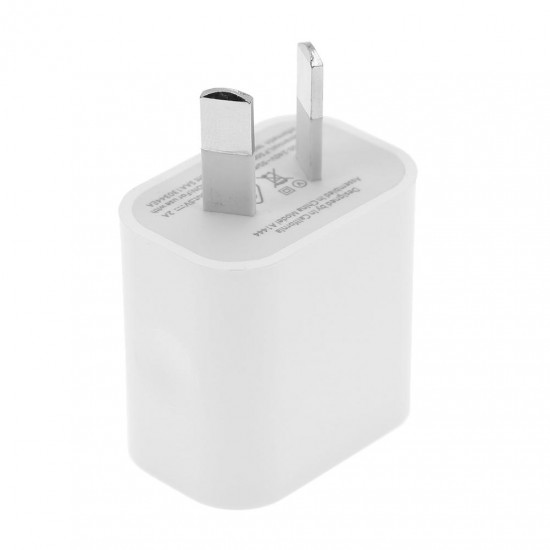 ALLOET AU Plug Dual USB Ports Mobile Phone Charger Fast Charging 5V 2A Output Power Adapter Travel Wall Plug For iPhone Xiaomi