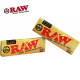 AUTHENTIC RAW Natural Classic1.25 1 1/4 Rolling Papers 24x FULL BOX