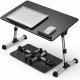 Adjustable Laptop Desk With Cooling Fan Foldable Notebook Laptop Stand Bed Tabletop Desks Home Study Table Computer Desk 52x30cm