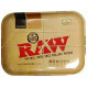 Raw Metal Rolling Tray Large 14 x 11 Inch