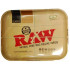 Raw Metal Rolling Tray Large 14 x 11 Inch