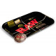 RAW Small Metal Rolling Tray | Classic Black Series Design | Size Small 11'' x 7'' x 1''