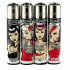 CLIPPER Flint Lighter Refillable PINUP ROCKABILLY