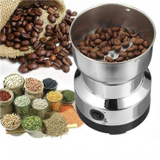 Coffee Grinder Electric Multifunctional Home Coffe Machine Kitchen Tool Stainless Steel Coffee Bean Nut Grinder Milling Machine