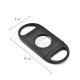 Double Blades Cigar Cutter Sharp Knife Smoking Tools Cigar Accessories Stainless Steel Scissors