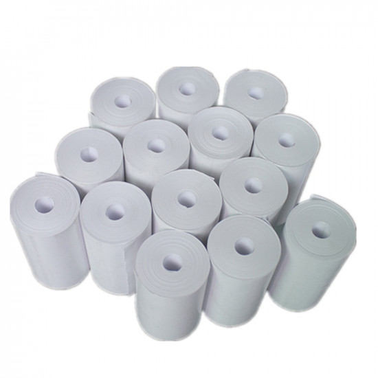 Free shipping 10pcs 80x30mm handheld Receipt Paper Roll for Mobile POS 80mm Bluetooth Thermal Printer, coreless cash till roll