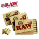 Full Box 20 Packs Raw Natural Unrefined Pre-Rolled Tips 21 Per Box