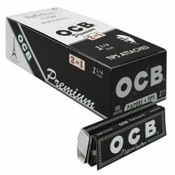 OCB Premium 1 1/4 Size Rolling Papers With Filter Tips