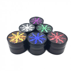 Good Lightning design 4 Layers Alloy Metal Tobacco Crusher Hand Muller Smoke Herbal Herb Grinder Free shipping