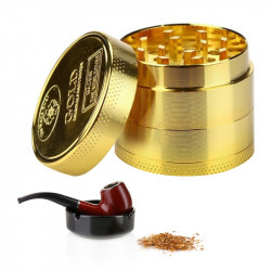 Herb Grinder Zinc Alloy Tobacco Crusher Grinder Spice Herbal Crusher Hookah Pipe Hand Muller Smoke Tobacco Grinder