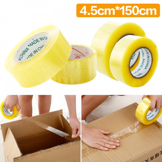 High Quality Packing Tape  Sealing Sticky Tape for Carton Sealing Plastic Fixed Home Office Packing Supplies 1 Roll