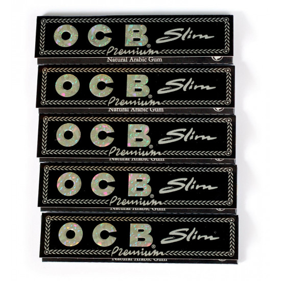 OCB Premium Slim Rolling Cigarette paper King Size 50 booklets 