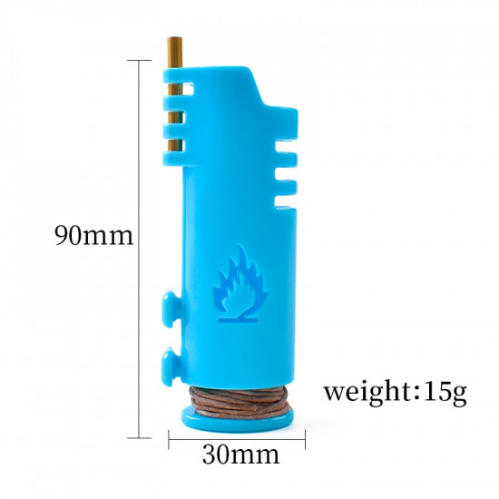 Portable Lighter Shell Plastic Cigarette Lighter Shell With Ignition Twine Cigarette Lighter Protection Case Smoking Accessories